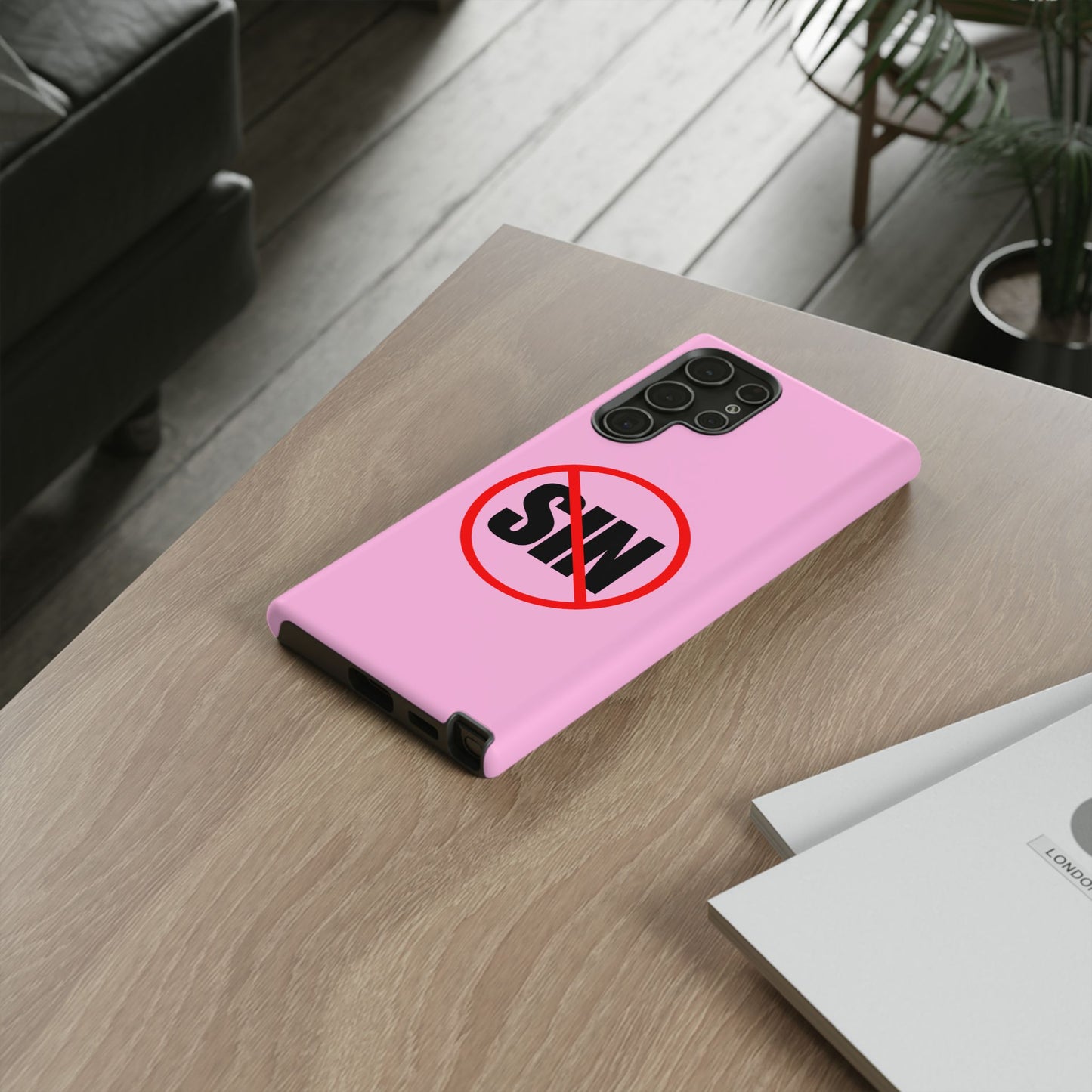 "No More Sin" Phone Case —