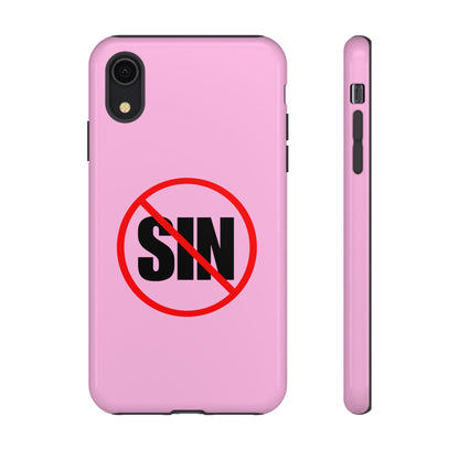 "No More Sin" Phone Case —