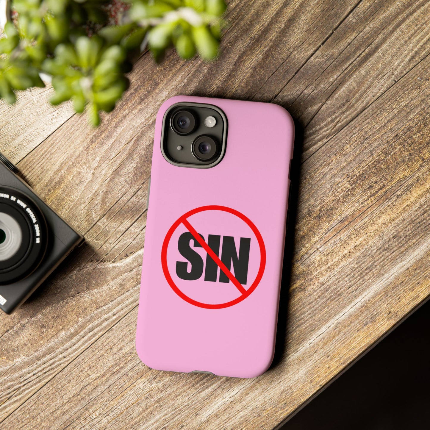 "No More Sin" Phone Case —