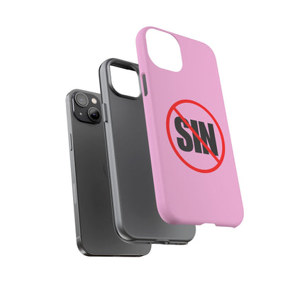 "No More Sin" Phone Case —