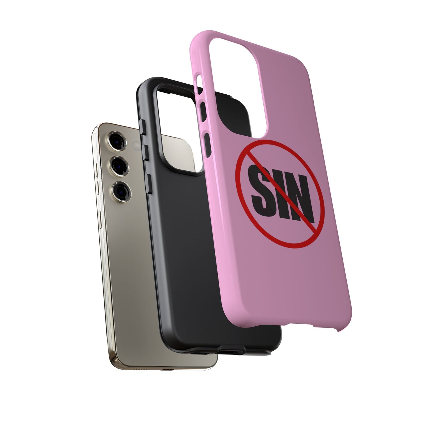 "No More Sin" Phone Case —