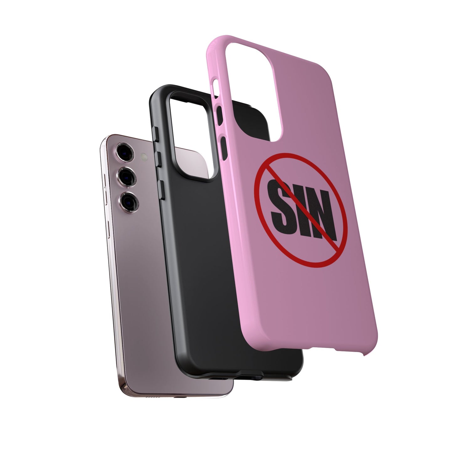 "No More Sin" Phone Case —