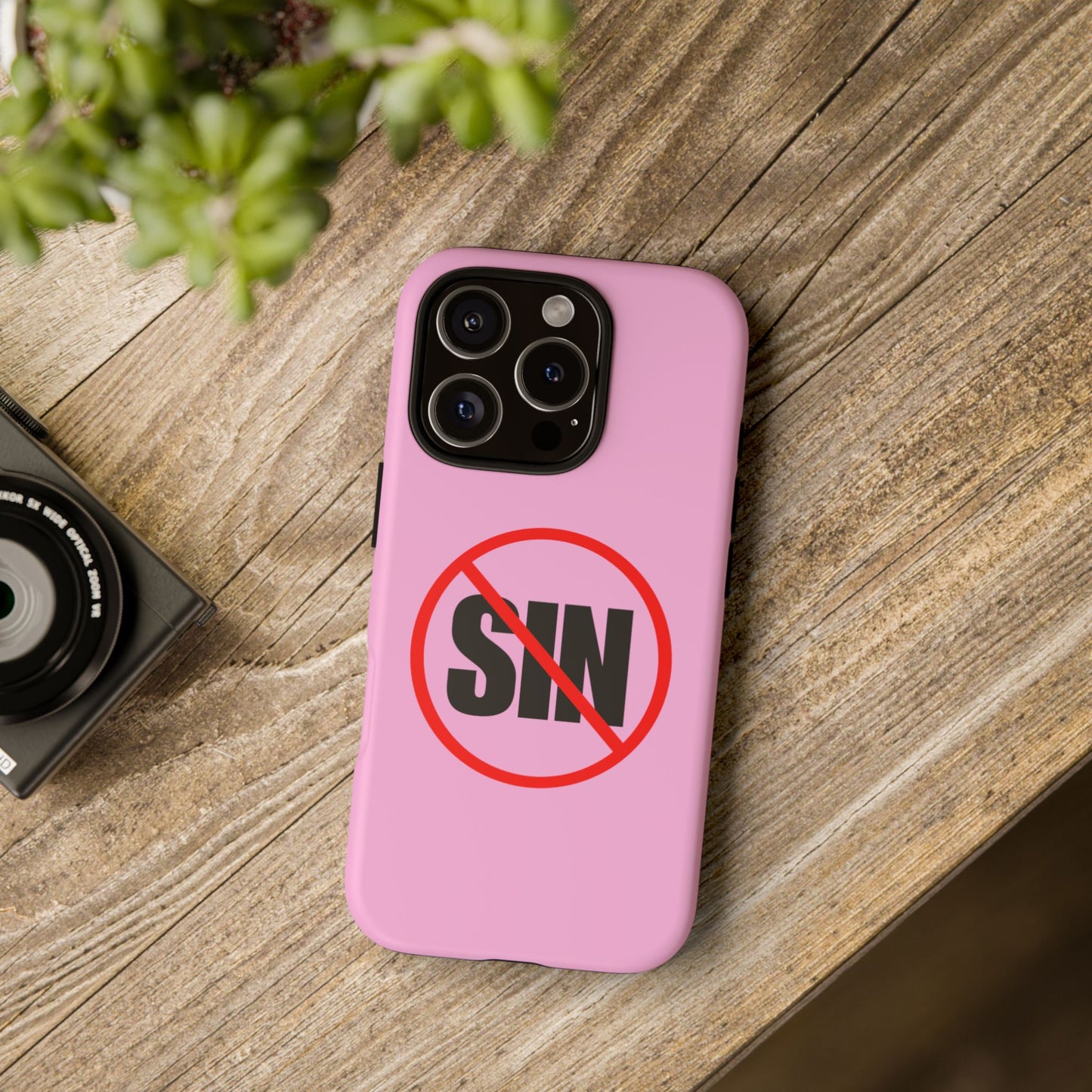 "No More Sin" Phone Case —