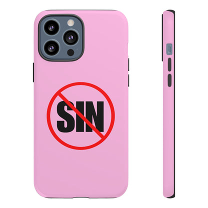 "No More Sin" Phone Case —