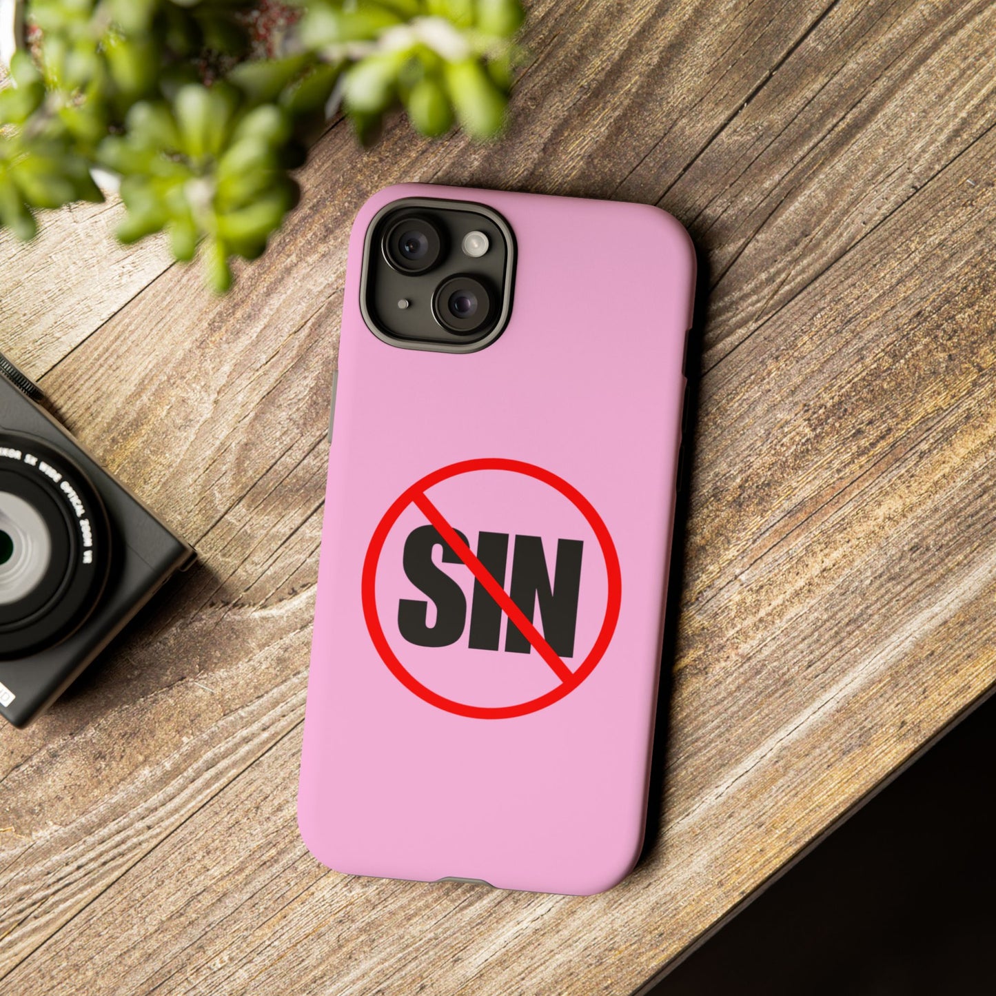 "No More Sin" Phone Case —