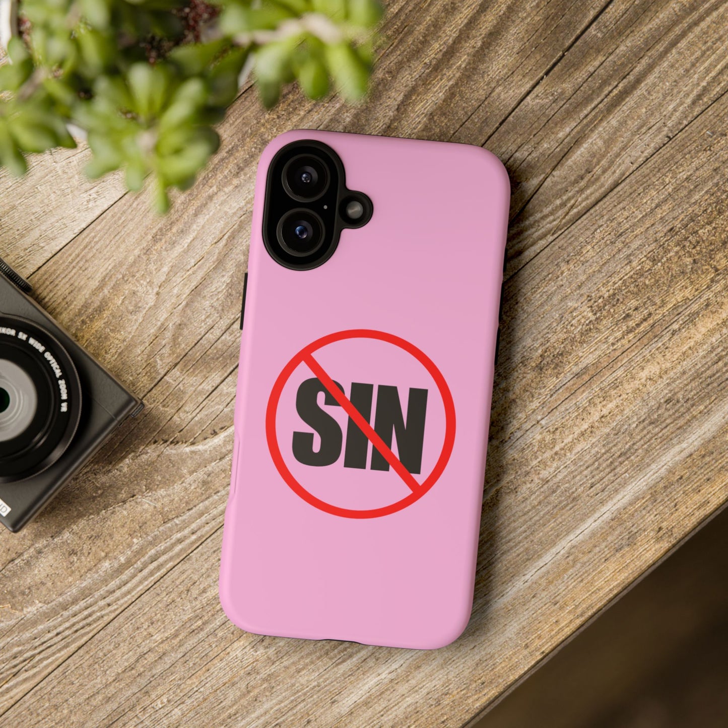 "No More Sin" Phone Case —