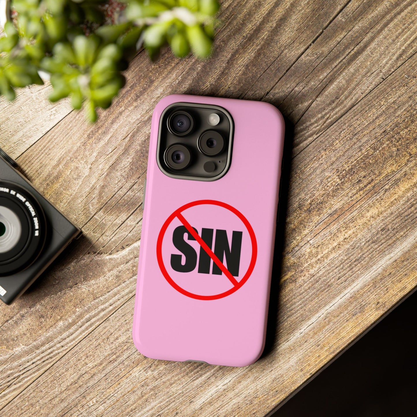 "No More Sin" Phone Case —
