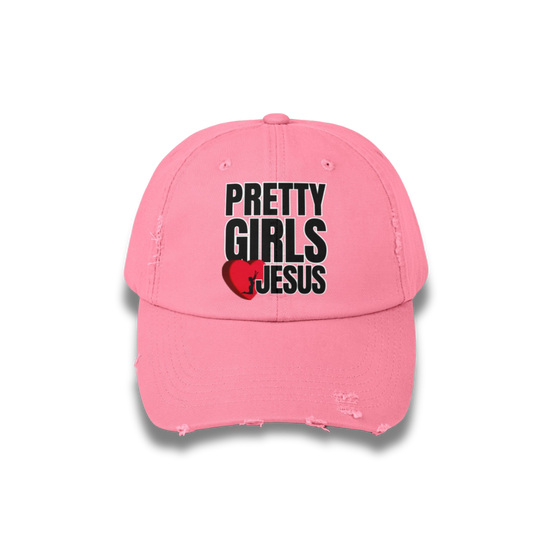 “PRETTY GIRLZ” Distressed Cap