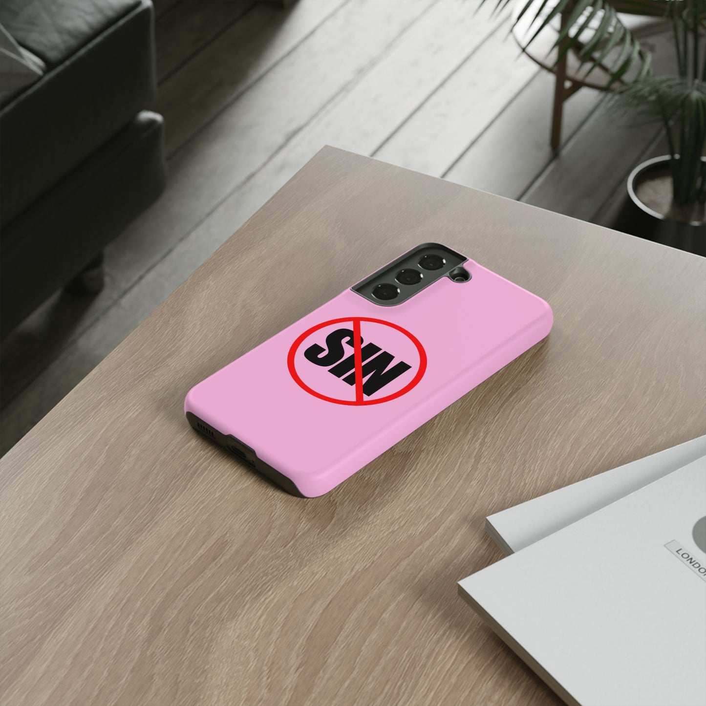 "No More Sin" Phone Case —