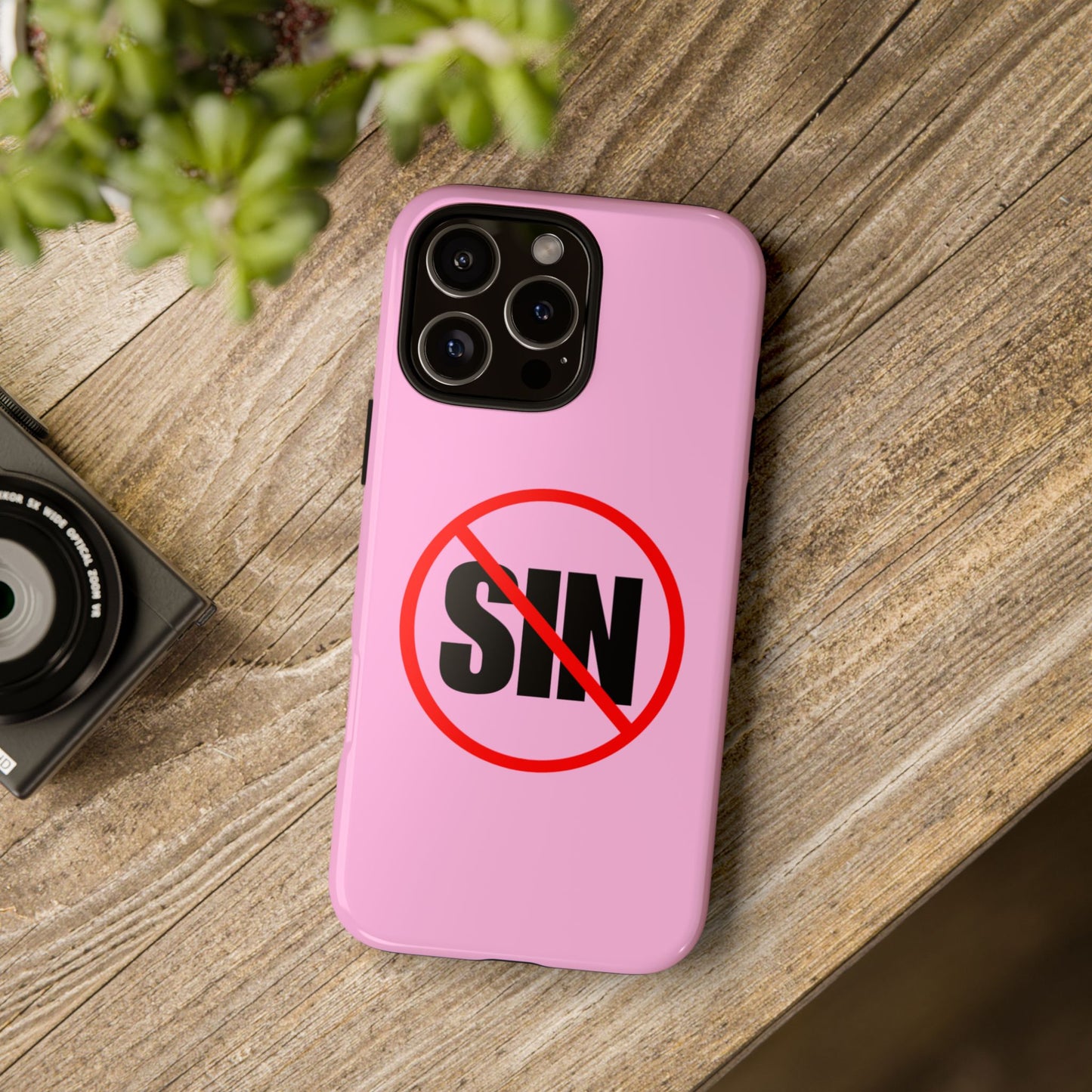 "No More Sin" Phone Case —