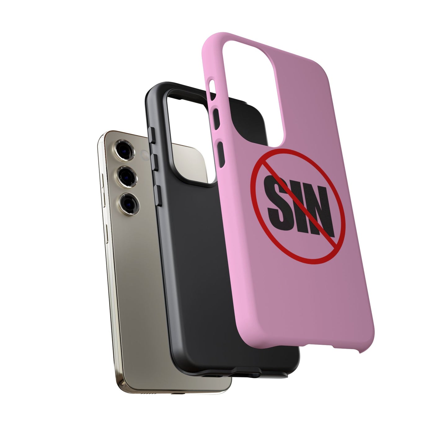"No More Sin" Phone Case —