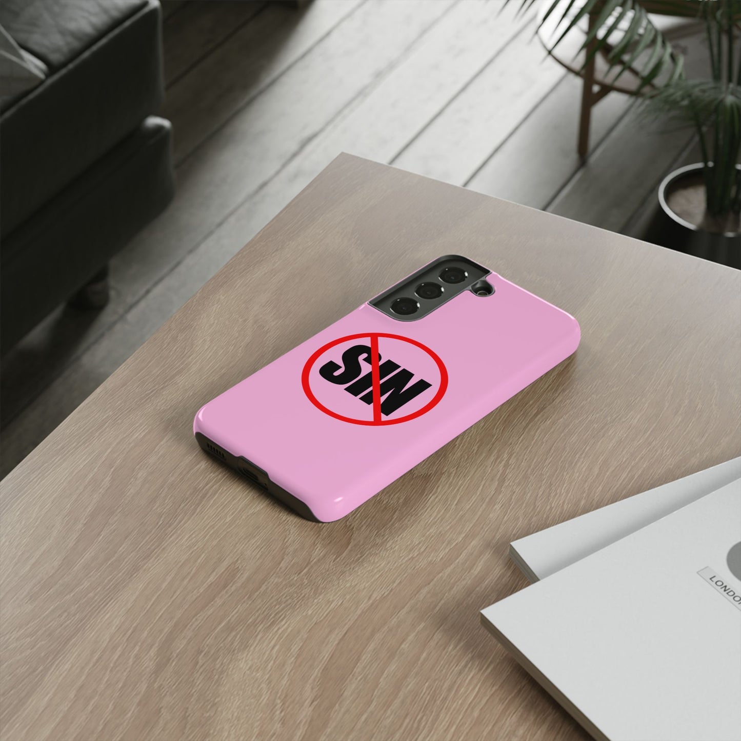 "No More Sin" Phone Case —