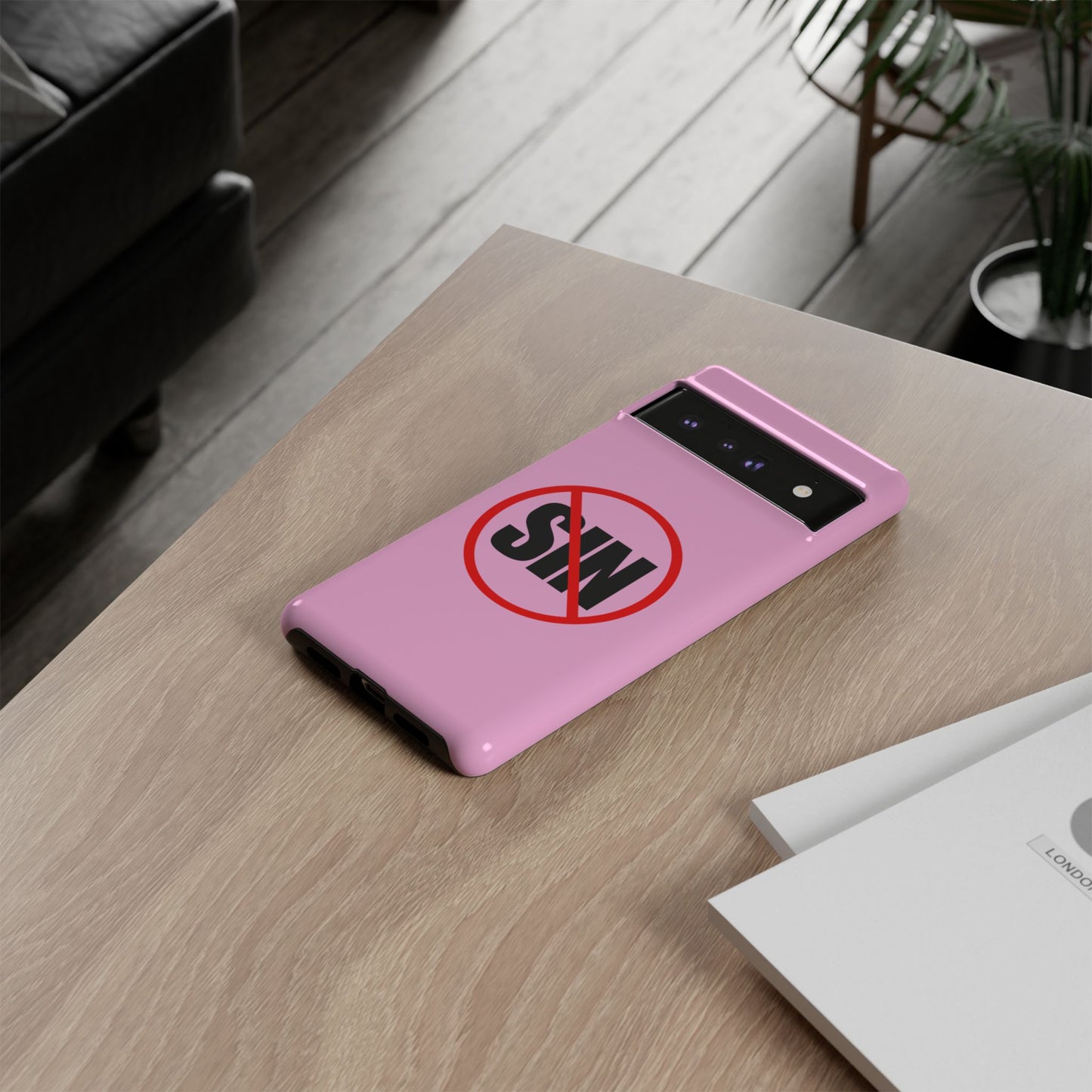 "No More Sin" Phone Case —