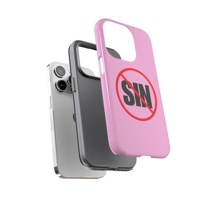 "No More Sin" Phone Case —