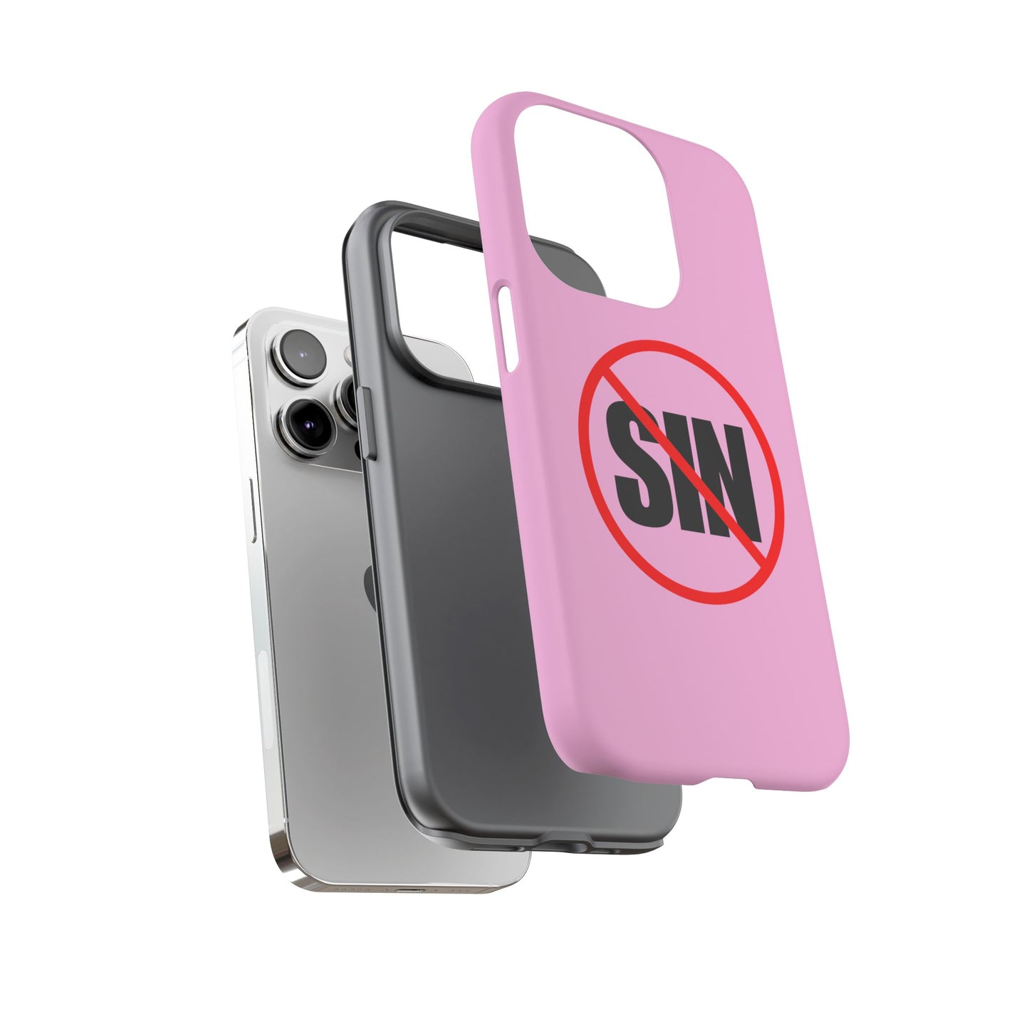 "No More Sin" Phone Case —