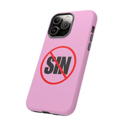 "No More Sin" Phone Case —
